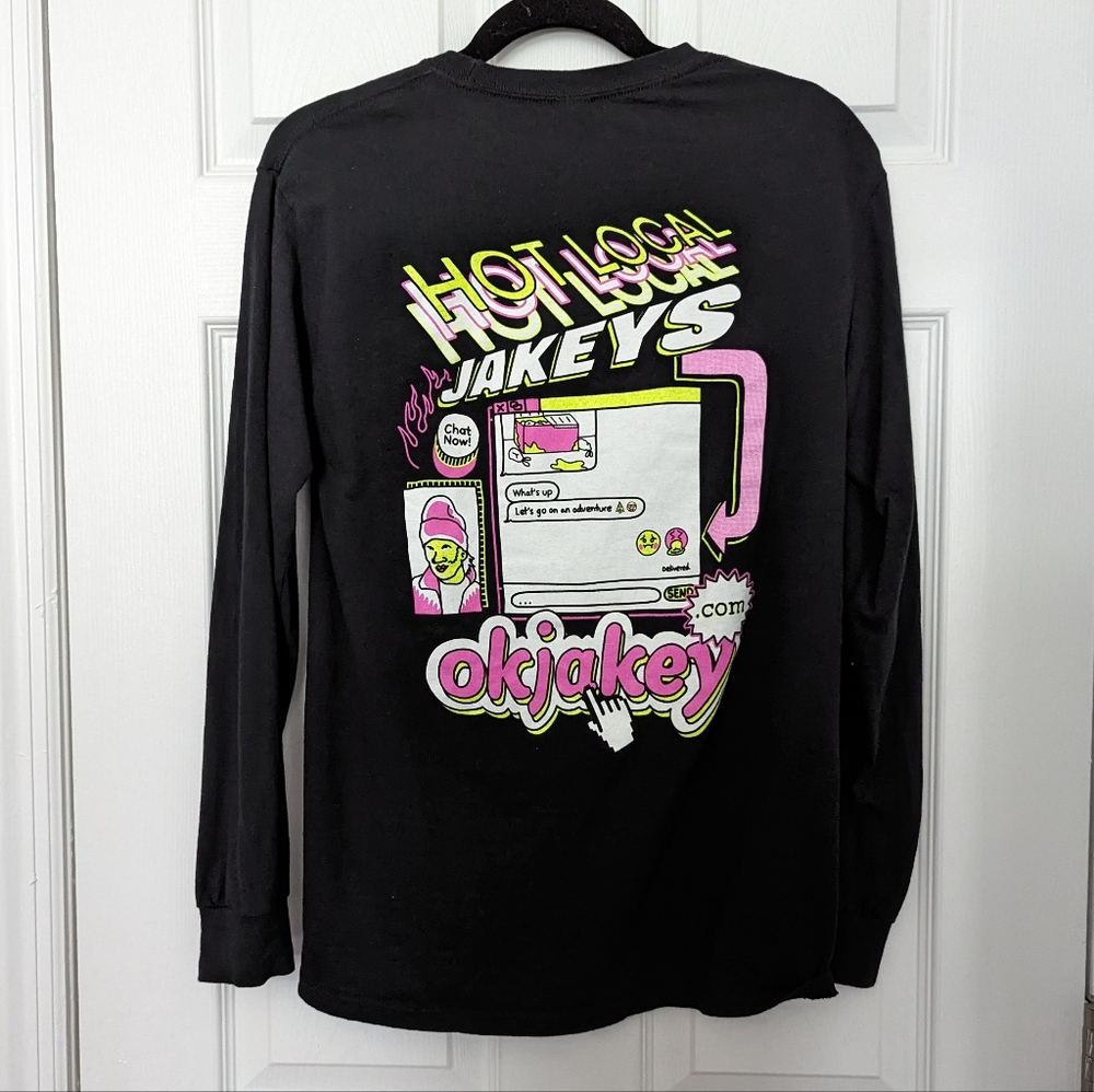 NakeyJakey merch hot local Jakeys long sleeve tee